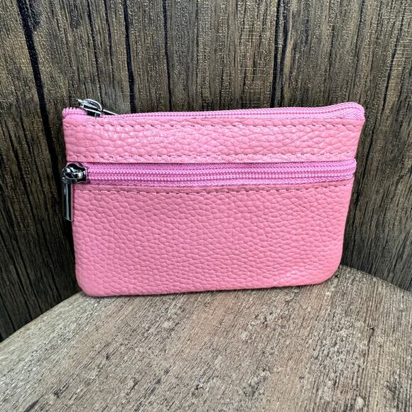 Coin Purse Wallet Genuine Leather Wallet NEW FAST SHIP - Picture 1 of 4